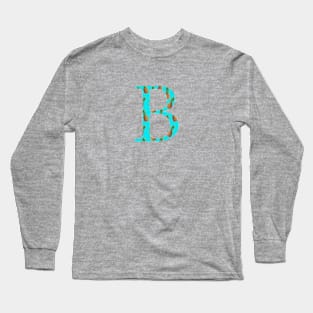 Beta Pineapple Letter Long Sleeve T-Shirt